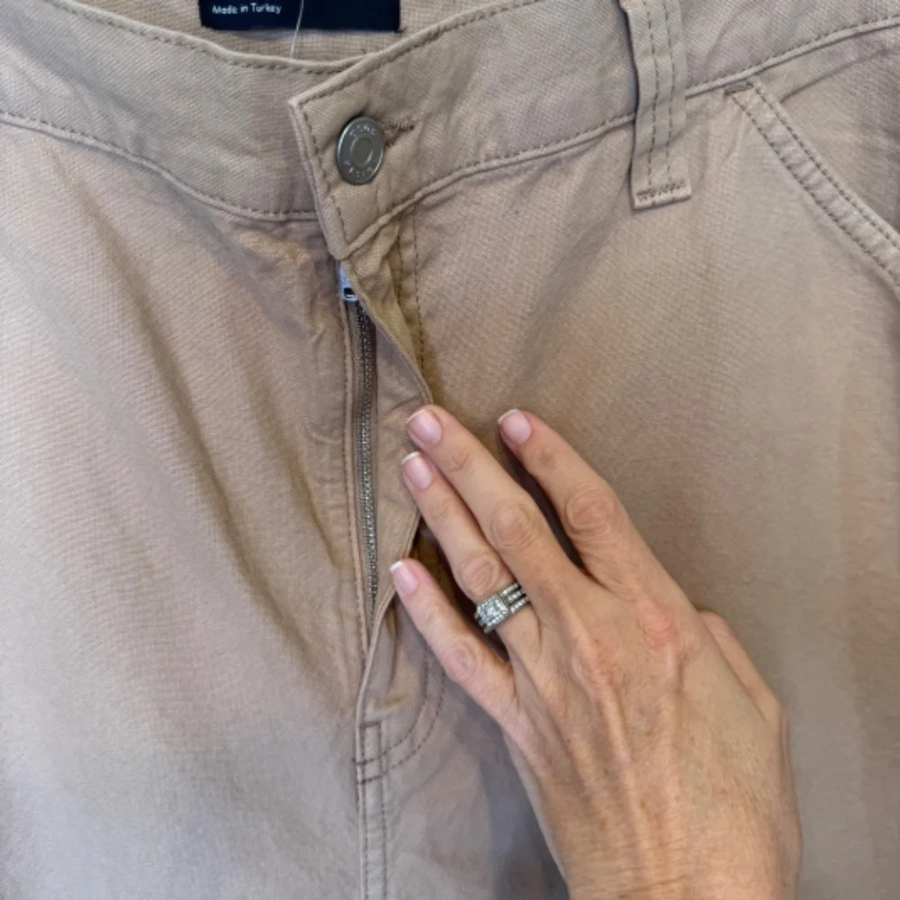 ASOS | NWT High Waisted Carpenter Outdoors Minimal Cargo Utility Pocket Pants - Picture 5 of 13